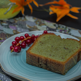 Loaf bread thé vert amande